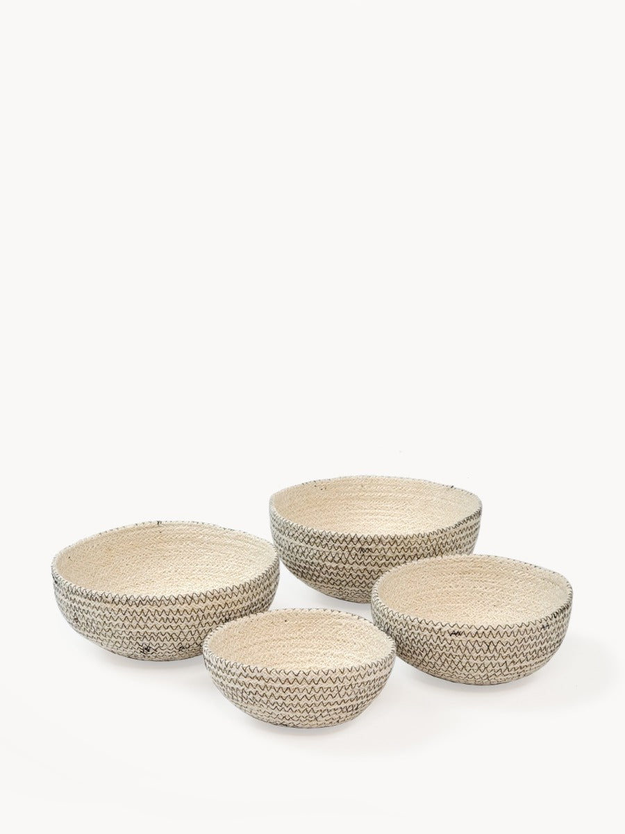 Amari Round Bowl - Black (Set of 4)-0