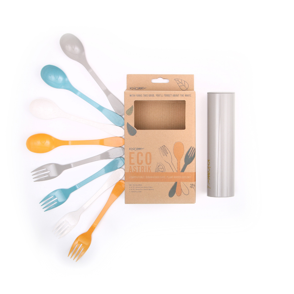 Eco 8 Piece Flatware Set and Carry Case-0