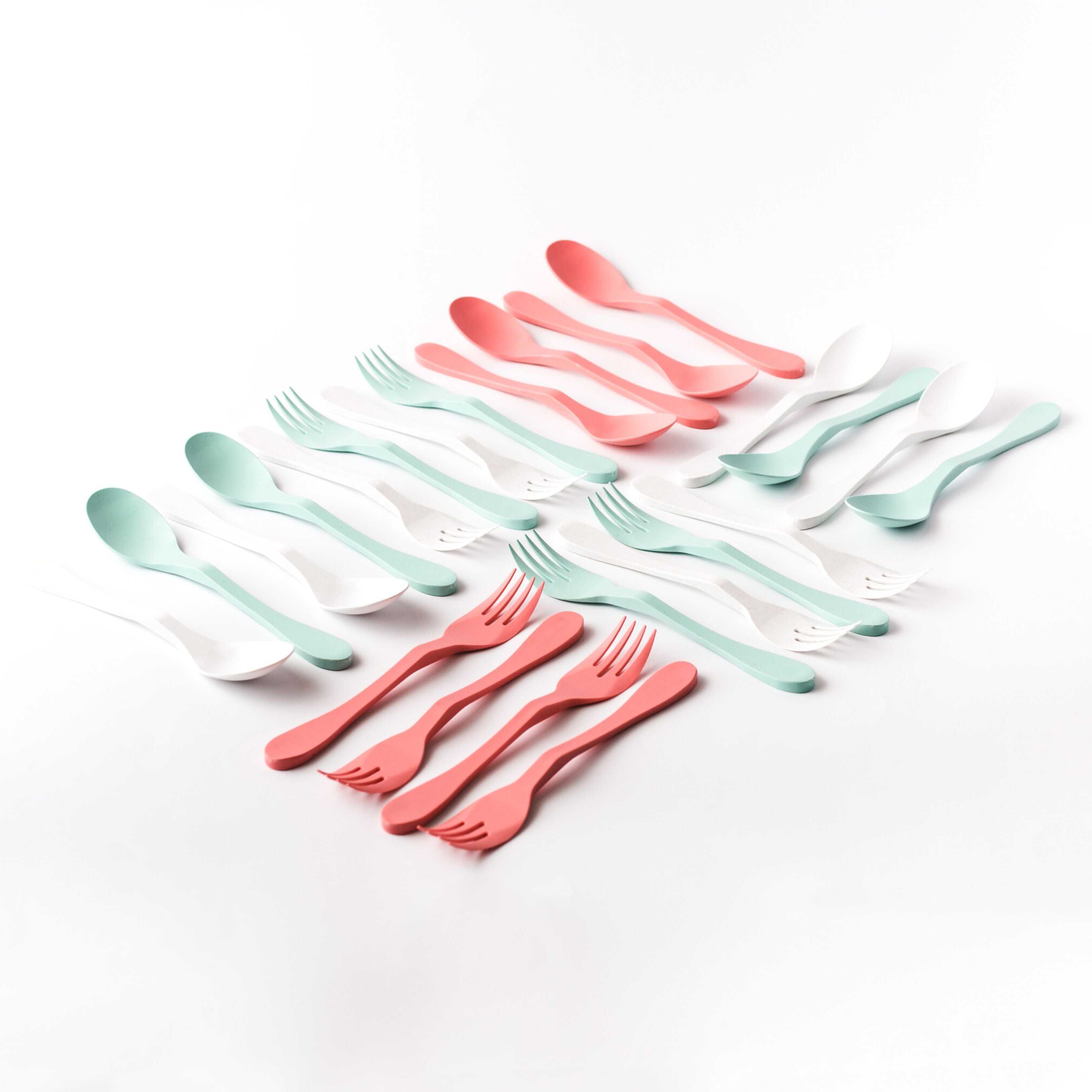 KNORK Eco 24 Pack Bamboo Flatware Set-0