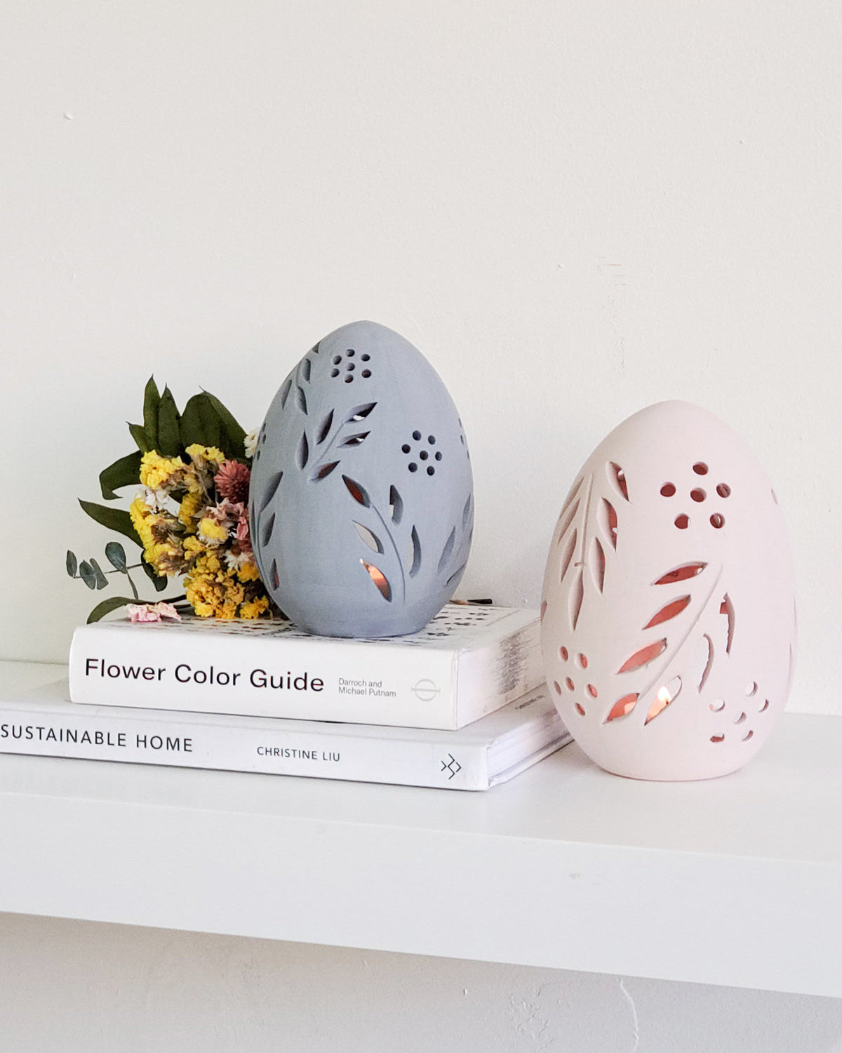 Terracotta Egg Lantern - Set of 2-4