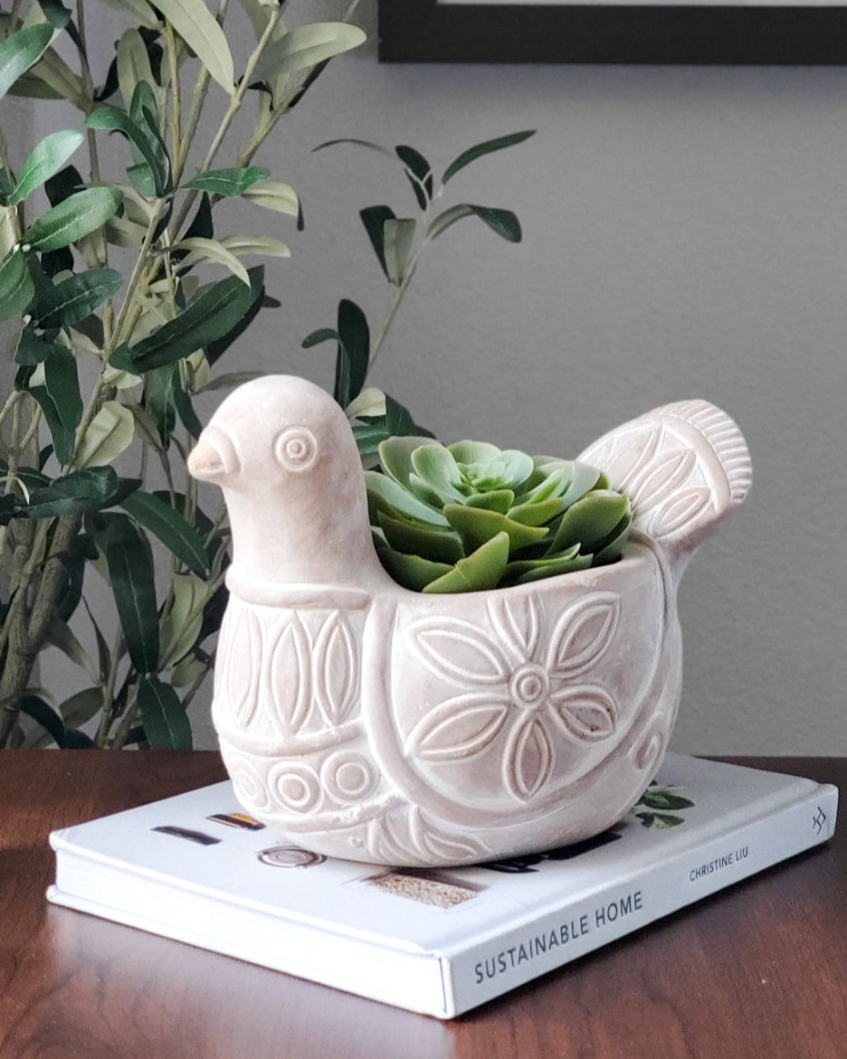 Terracotta Pot - Spotted Dove-1