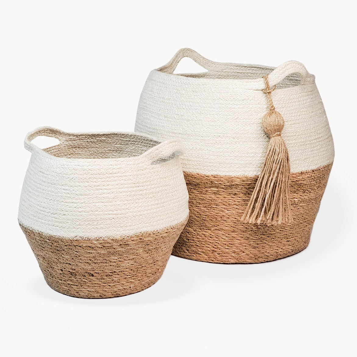 Agora Jar Basket - Natural-0