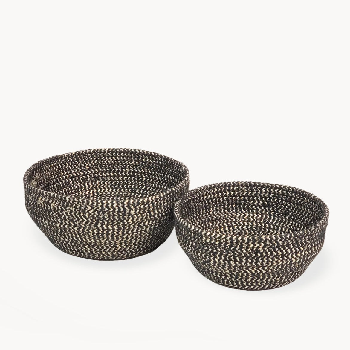 Glitter Bowl - Black (Set of 2)-0