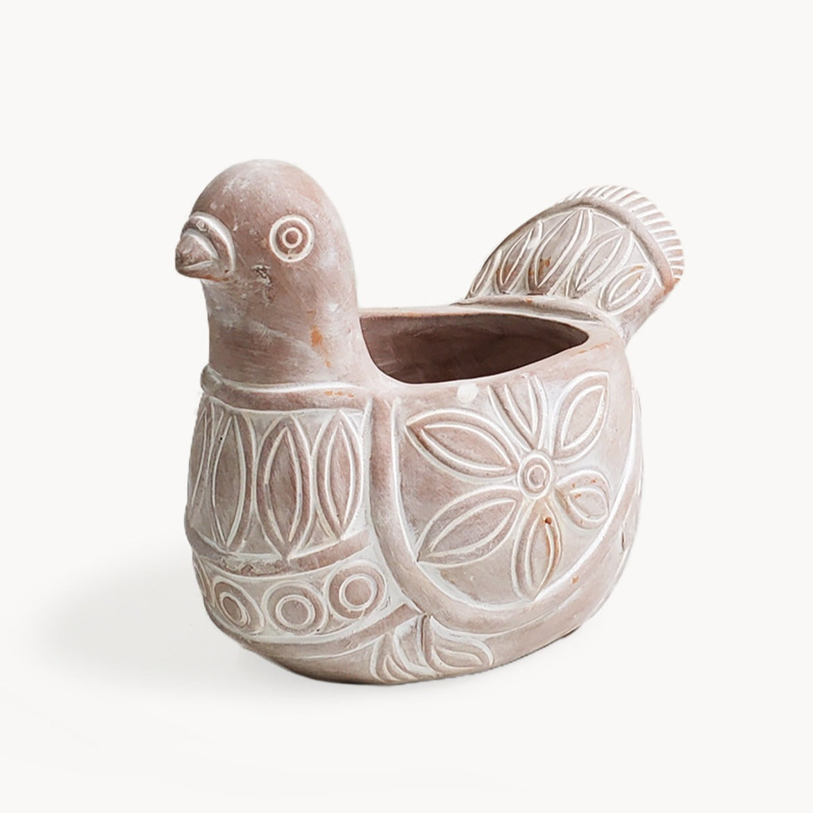 Terracotta Pot - Spotted Dove-0