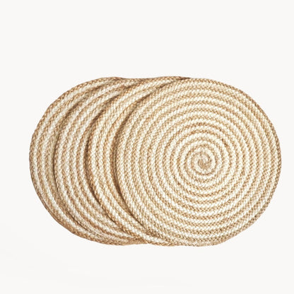 Kata Spiral Placemat - Natural (Set of 4)-0