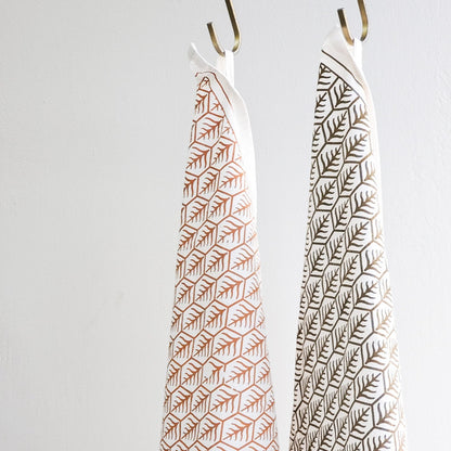 Hand Screen Printed Tea Towel - Set of 2-3