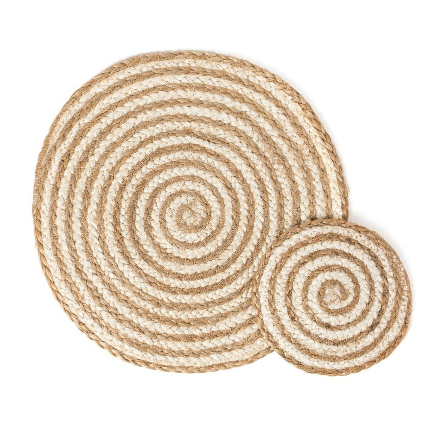 Kata Spiral Placemat - Natural (Set of 4)-3