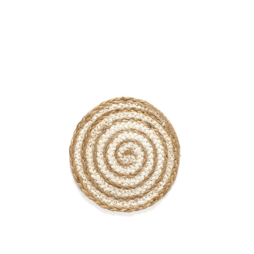 Kata Spiral Coaster Trivet - Natural (Set of 4)-3