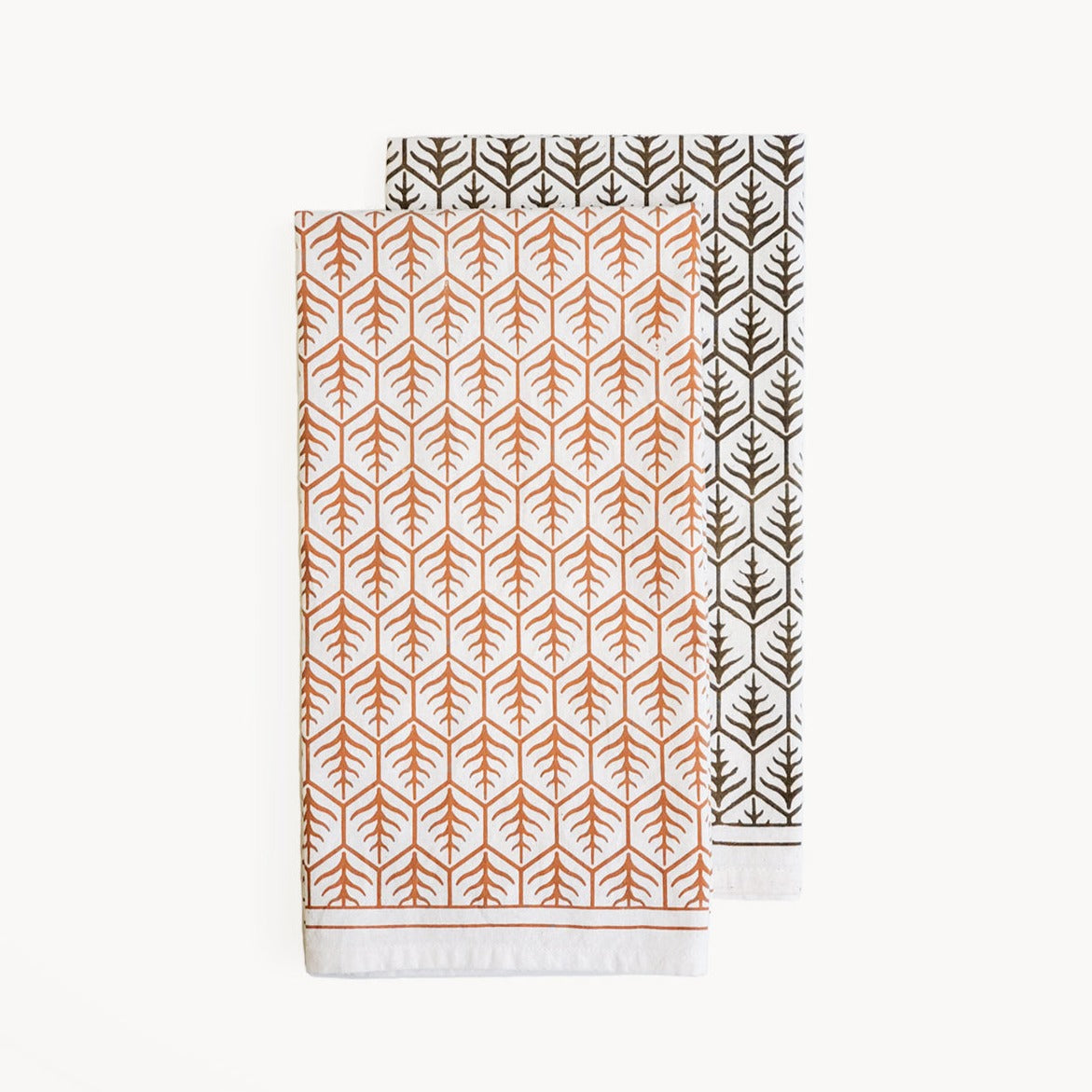 Hand Screen Printed Tea Towel - Set of 2-0