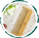 All-Natural Bamboo Hair Comb-0
