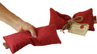 Hot Cherry Eye Pillow in Red Denim-0