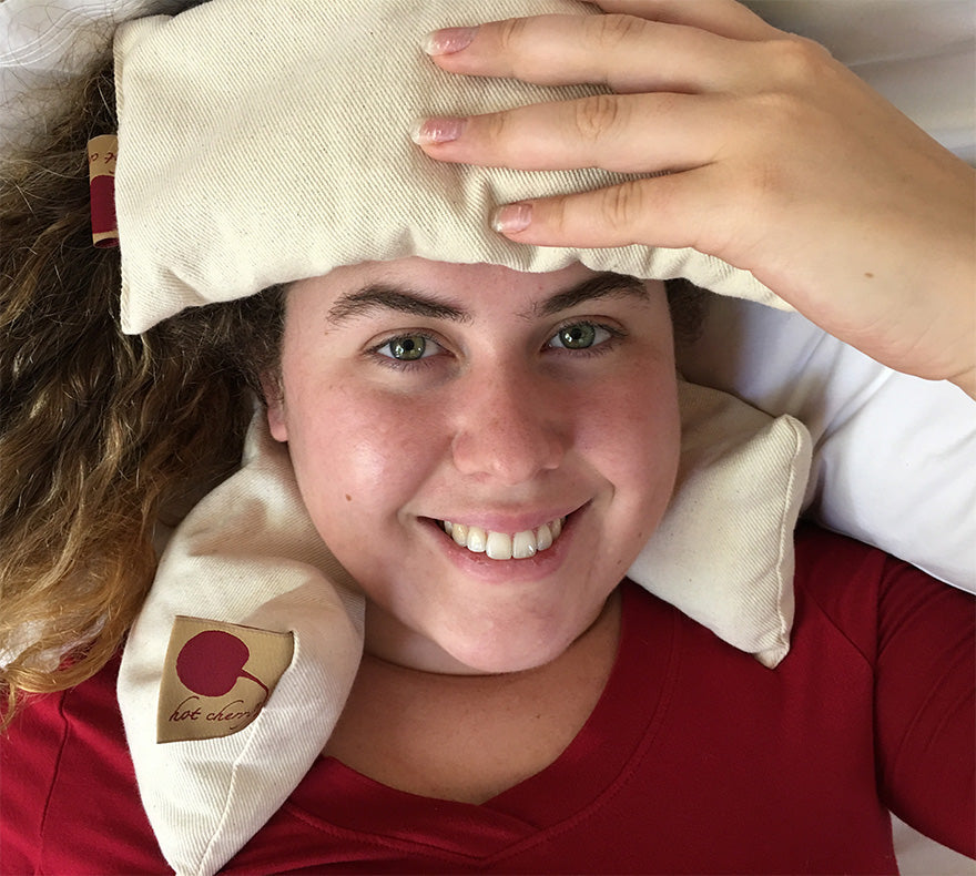 Feel Better Pack in Natural Denim: Square, Eye Pillow & Neck Wrap-1