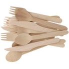 Bosnal – Wooden Disposable Cutlery Set, 6.5 inch, 100 Pcs-0