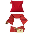 Feel Better Pack in Red Denim: Square, Eye Pillow & Neck Wrap-0