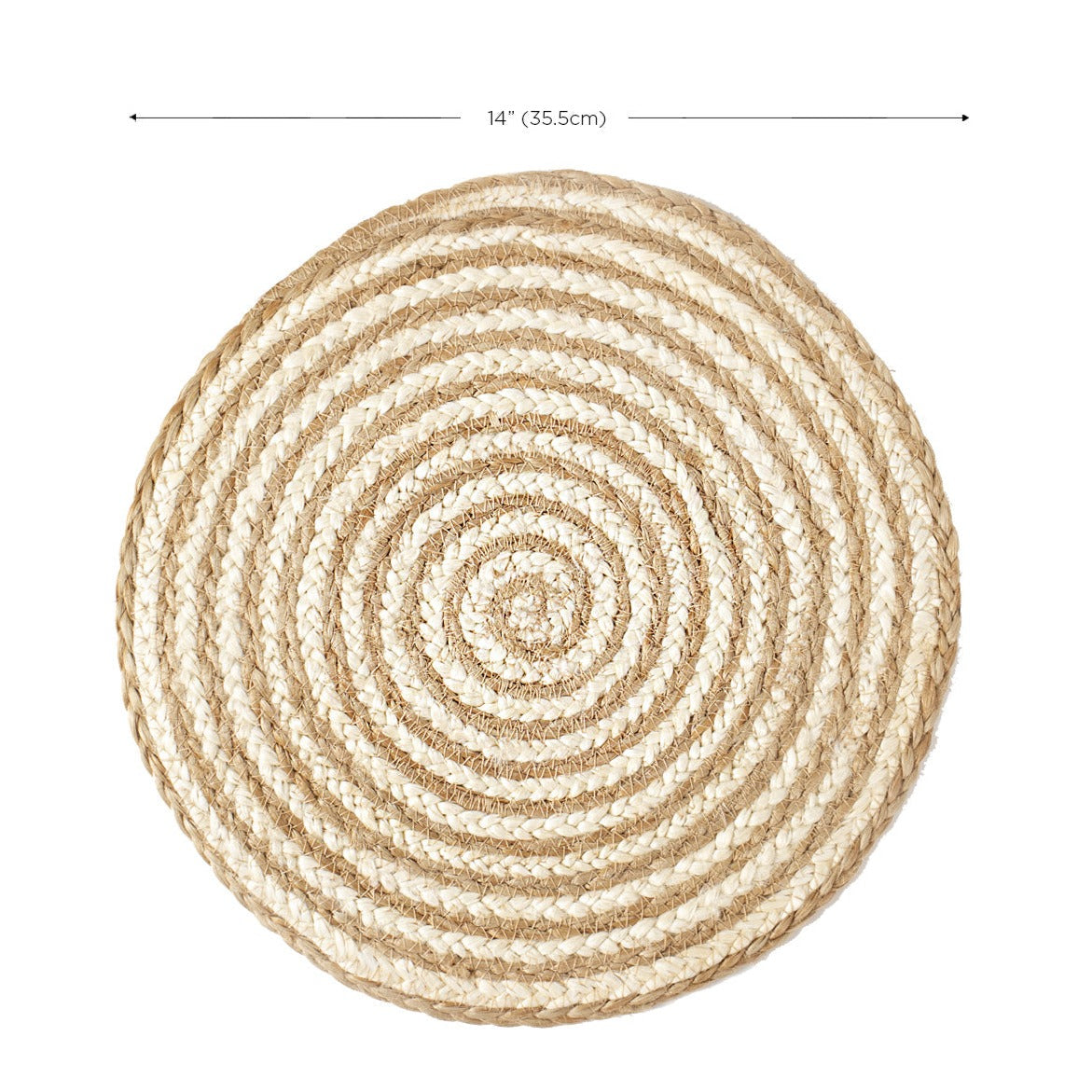 Kata Spiral Placemat - Natural (Set of 4)-4