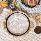 Bread Warmer & Basket - Tree of Life Round-1