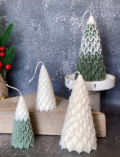 Christmas Tree Candles | Pine Trees | Holiday Decor