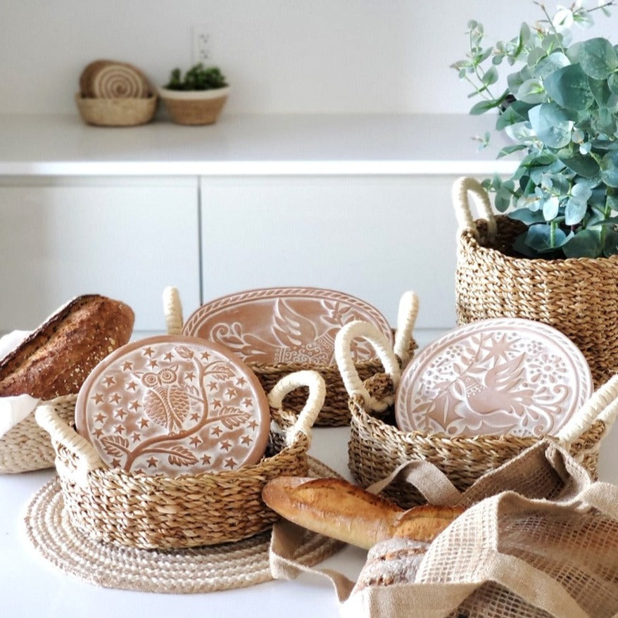 Bread Warmer & Basket - Bird Round-1